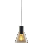Isoled luminaire pendentif, amber concave verre, e27, 20cm, 50 - 300cm - lampes pendulaires Isoled luminaire pendentif, amber concave verre, e27, 20cm, 50 - 300cm - lampes pendulaires