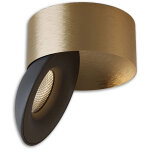 Isoled luminaire en saillie led sphere or / noir, 2700k, 10w, irc90, dimmable - projecteurs non encastr�s ...