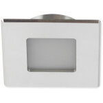 Isoled meubles led encastrs projecteur, alu bross, carr, 3w, 120, 24v dc dyn. blanc - luminaires ...