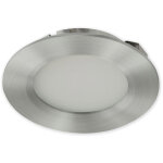 Isoled meubles led encastr�s projecteur mini amp alu bross�, rond, 3w, 120�, 12v dc blanc chaud - luminaires ...