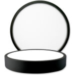 Isoled plafonnier led pro noir, 15w, rond, 170mm, colorswitch 2700 3000 4000k, dimmable - lampes murales ...