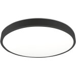 Isoled plafonnier led pro noir, 36w, rond, 500mm, colorswitch 2700 3000 4000k, gradable - lampes murales ...