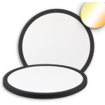 Isoled plafonnier led slim400 pro, 25w, noir, rond, ip44, dn400, 3000 4000 5000k, up&down; - lampes murales ...