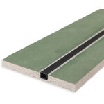 Isoled plaster 10 one plaque de pl�tre pour pi�ces humides 12, 5mm, avec insert profil� et - profil�s ...