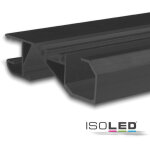 Isoled profil de la plinthe led cacher le bas noir ral 9005 - profils led et profils encastrs