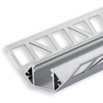 Isoled profilé de carrelage led angle intérieur, 300cm - profilés led et profilés encastrés Isoled profilé de carrelage led angle intérieur, 300cm - profilés led et profilés encastrés