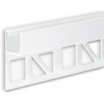 Isoled profilé de carrelage led up10, ral 9003 300cm - profilés led et profilés encastrés Isoled profilé de carrelage led up10, ral 9003 300cm - profilés led et profilés encastrés