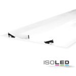 Isoled profil� � luminaires led double courbe pour construction s�che plan, blanc ral 9010, 200 - profil�s ...