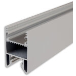 Isoled profil� de luminaire led halon alu argent� thermolaqu�, 200cm, bande de refroidissement - profil�s ...