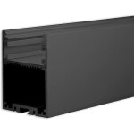 Isoled profil de montage en surface led lamp30 aluminium noir ral 9005, 200cm - profils led et profils ...