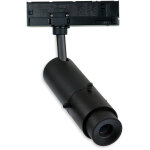 Isoled projecteur de contours sur rail triphas� shape, 20w, 30� noir mat, 4000k, irc90, dimmable - lampes ...