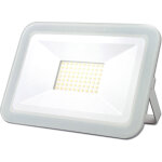 Isoled projecteur led pad 50w, blanc, 3000k cble de 100cm - projecteurs d?extrieur