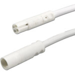 Isoled rallonge rvb mini - prise mle - femelle, 3 m,  4 ples, ip54, blanc, max. 48v - accessoires ...