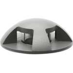 Isoled spot encastr led dans le sol, rond 4side 60mm, noir, 12 - 24v, ip67, 3w, 60, blanc chaud - luminaires ...