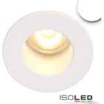 Isoled spot led encastrable, gamme miniamp, basse luminance, col blc, 1w, 24vdc, blc ntr, 4000k - luminaires ...