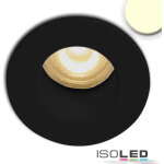 Isoled spot led encastrable, gamme miniamp, basse luminance, col noir, 1w, 24vdc, blc chd, 3000k - luminaires ...