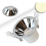 Isoled spot led encastr back60 - 68, aluminium brillant, rond, 5w, cri90, 3000k en retrait, ugr - luminaires ...