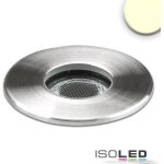 Isoled spot led encastr�, inox, 2 w, 60�, ip67, 12 v ac / dc, blanc chaud - luminaires encastr�s (ext�rieur) ...