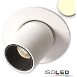 Isoled spot led orientable, gamme miniamp, col blc, 3w, 24vdc, blc chd, 3000k, gradable - luminaires ...