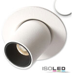 Isoled spot led orientable, gamme miniamp, col blc, 3w, 24vdc, blc ntr, 4000k, gradable - luminaires ...