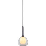 Isoled suspension led, verre clair / blanc, e14, 300cm - lampes pendulaires