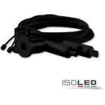 Isoled systme de suspension avec cble mtallique pour passage de cble tunnel, acier, noir - accessoires ...