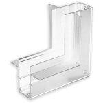 Isoled track48 rail d'angle 90� vertical pour rail de cloison s�che, blanc, non conduisant le - 3 phases ...