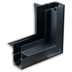 Isoled track48 rail d'angle 90� vertical pour rail de cloison s�che, noir, non transportant du - 3 phases ...