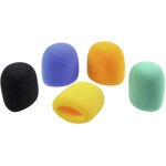 Jeu de bonnettes de microphone omnitronic, 5 couleurs - bonnettes de mousse et filtre anti - pop micro ... Jeu de bonnettes de microphone omnitronic, 5 couleurs - bonnettes de mousse et filtre anti - pop micro ...