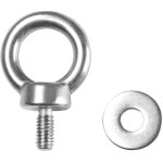 Ld systems 5430 m6 - anneau de levage inox m6 x 12 mm avec rondelle - pices de rechange