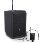 Ld systems anny 8 bph b8 - enceinte bluetooth portable sur batterie avec mixeur intgr et - haut - ...
