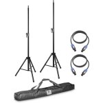 Ld systems dave 8 set 2 - 2 x pied d'enceinte avec housse de transport + 2 x câble haut - parleur 5 - ... Ld systems dave 8 set 2 - 2 x pied d'enceinte avec housse de transport + 2 x câble haut - parleur 5 - ...