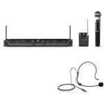 Ld systems u305 hbh 2 - systme de microphone sans fil avec botier de poche, casque et microphone  ...