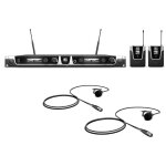 Ld systems u505 bpl 2 - syst�me de micro sans fil avec 2 x �metteur ceinture et 2 x micro cravate - syst�mes ...