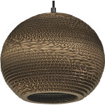 Ledvance d�cor balles en carton suspendues e27 marron - lampes pendulaires