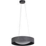 Ledvance dcor cylindre suspendu en feutre 28 w 830 gris fonc - lampes pendulaires