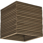 Ledvance decor plafonnier carré en carton e27 marron - lampes d?ambiance, de table et sur pied Ledvance decor plafonnier carré en carton e27 marron - lampes d?ambiance, de table et sur pied