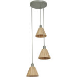 Ledvance décor plaque suspendue raffia 3xe27 vert - lampes pendulaires Ledvance décor plaque suspendue raffia 3xe27 vert - lampes pendulaires