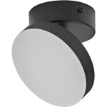 Ledvance decor spot moon 1spot w 5, 5w 830 noir - lampes murales et de plafond