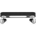 Ledvance decor spot neptune click - select noir 2 spots - lampes murales et de plafond
