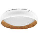Ledvance orbis livia 430 mm 24 w 830 click dim blanc et décor bois - lampes murales et de plafond Ledvance orbis livia 430 mm 24 w 830 click dim blanc et décor bois - lampes murales et de plafond