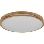 Ledvance orbis woodburry 390 mm 24 w 830 click dim d�cor bois - lampes murales et de plafond
