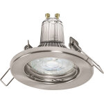 Ledvance recess gu10 3x 2. 6w 2700k brushed nickel - spot de plafond