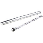Magicfx bandeau de stade m�tallis� magic fx, 20 m x 2, 5 cm - argent - serpetins m�talliques