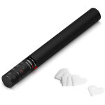 Magicfx canon  confettis  main magic fx hearts 50cm - blanc - canons  confettis manuels