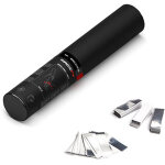 Magicfx canon � confettis manuel magic fx s 28 cm - blanc + argent - canons � confettis manuels