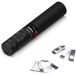 Magicfx canon � confettis manuel magic fx s 28 cm - blanc + argent - canons � confettis manuels