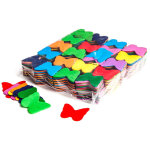 Magicfx confettis papillons magic fx � chute lente, diam�tre 55 mm ? couleurs assorties, 1 kg - formes ...