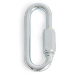 Maillon � connexion rapide riggatec, 10 mm, din 56927, galvanis�, type b - anneaux de levage, �crous ...