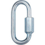 Maillon � connexion rapide riggatec, 6 mm, din 56927, galvanis�, type a - anneaux de levage, �crous de ...